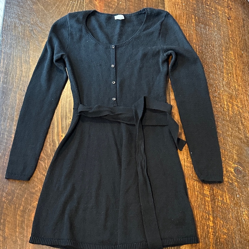 Abercrombie Kids Black Long Sleeve Dress